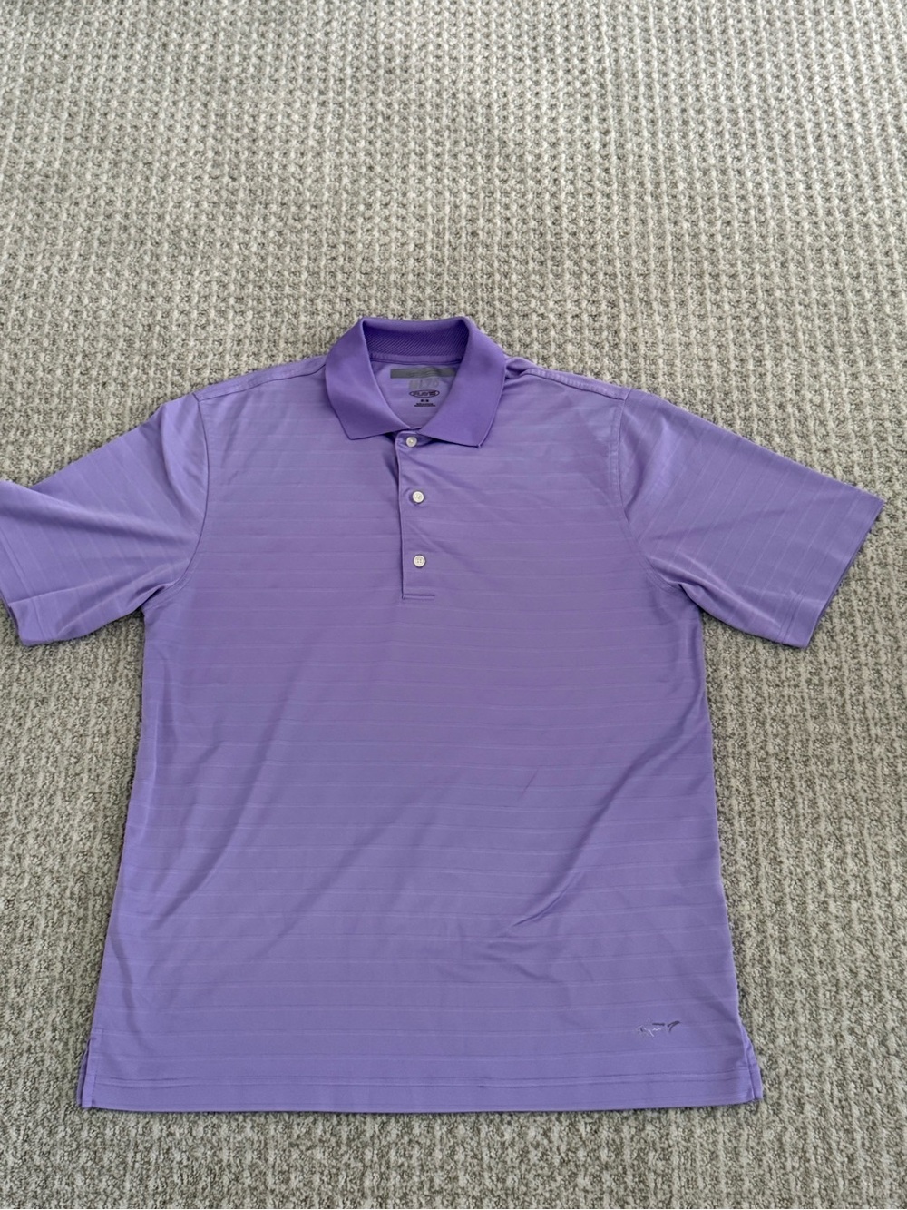 Greg Norman Collection Medium Lavender Polo Golf Shirt